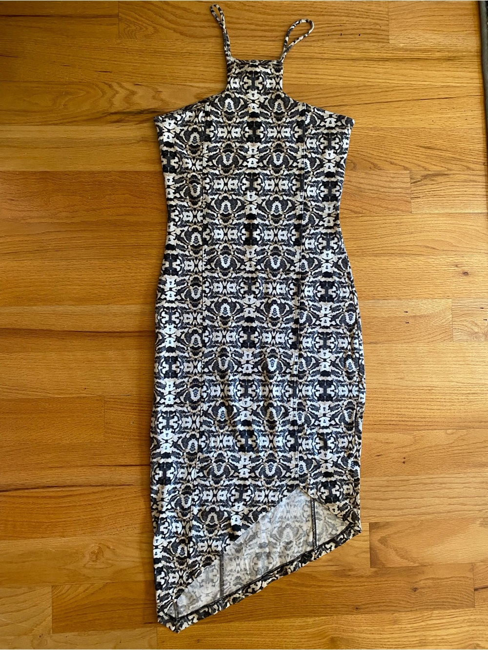 Express high-neck bodycon midi dress, women’s small